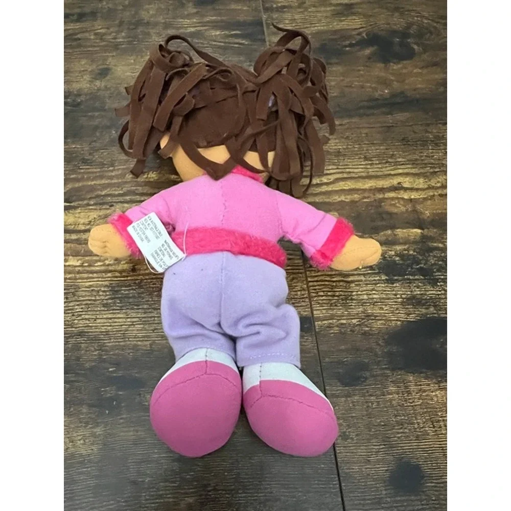 Fisher-Price Dora the Explorer Plush Doll 2007 Mattel Nickelodeon Pink Flower